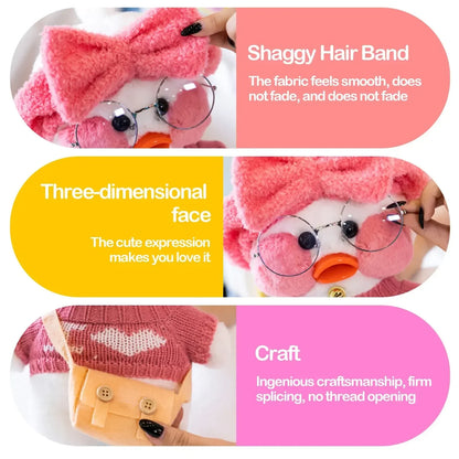 Kawaii 30cm Pato Plush Duck - Soft, Cuddly, and Adorable Hug Buddy!
