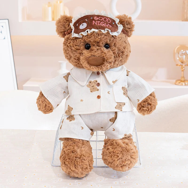 Kawaii Pajama Bear Plush Sleep Companion