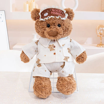 Kawaii Pajama Bear Plush Sleep Companion