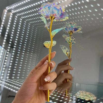 Galaxy LED Forever Rose - 5/10pcs Colorful Artificial Flowers