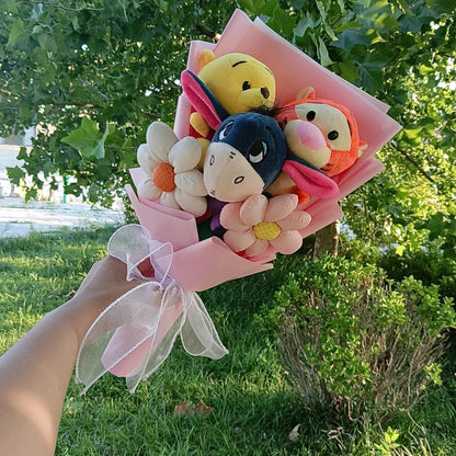 Winnie the Pooh Piglet Plush Bouquet Soft Toy Gift