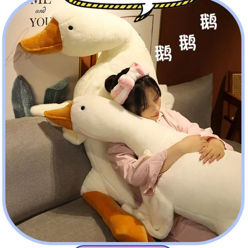 Giant Plush Goose Hug Doll - Soft, Cute, and Perfect for Kids!