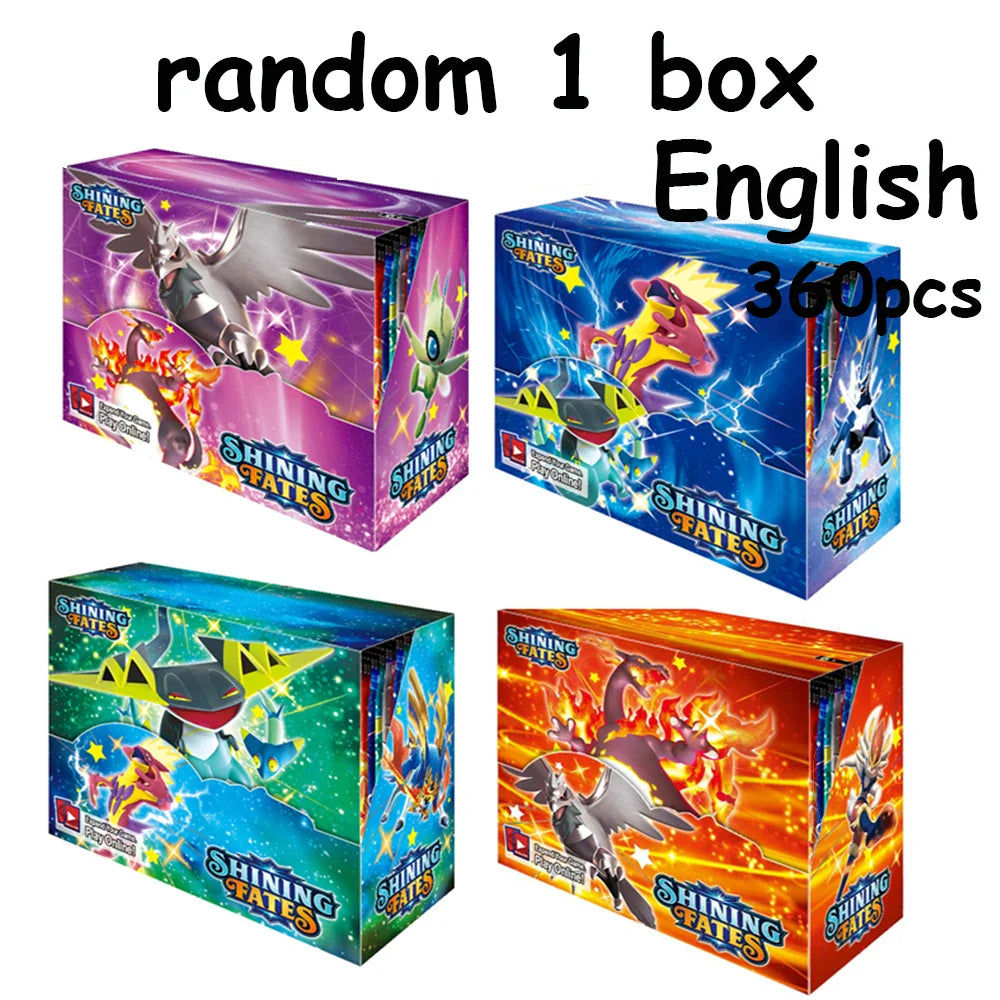 324Pcs Pokemon Cards Sun & Moon XY Evolutions Pokemon Booster Box Collectible Tradiner Card Game