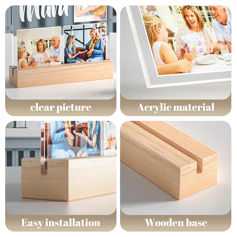 Personalized Photo Frame Night Light