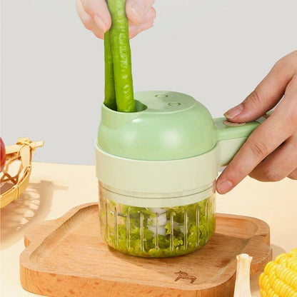 4 In 1 Slicer Garlic Masher Mini Chopper Blender