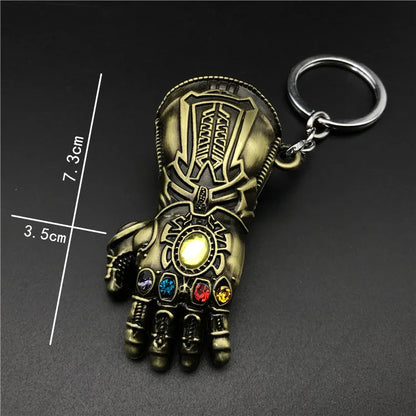 Legends The Avengers Peripherals Thanos Infinity Gauntlet Alloy Car Keychain