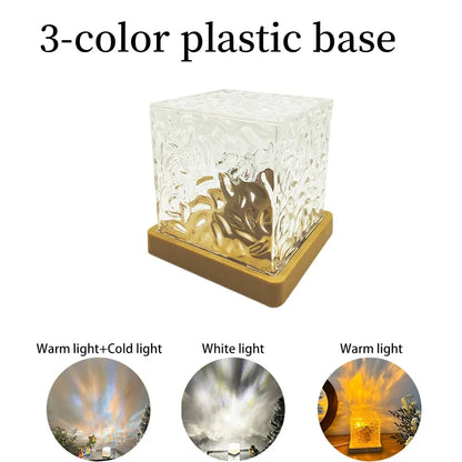Water Ripple Crystal Lamp
