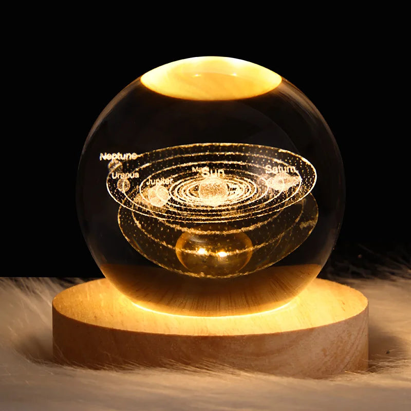 Moon Planet Galaxy Lamp