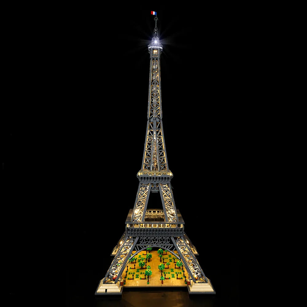 Led Light Kit For Eiffel Tower PARIS World Famous Architecture Building Blocks