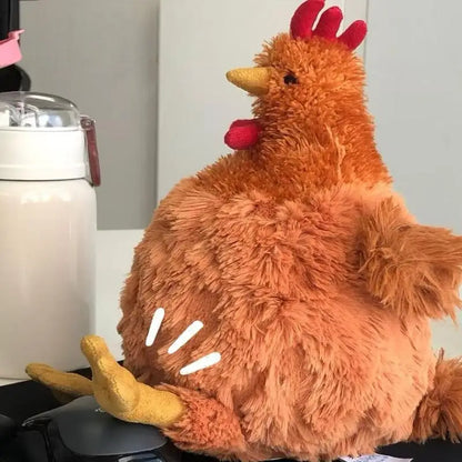 Cute Plush Chicken Doll Soft Stuffed Decorative Toy