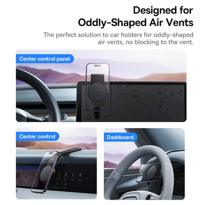 Magnetic Bendable Phone Holder With Wireless Charging