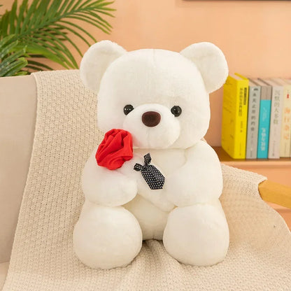 Kawaii Teddy Bear Plush Toy 25cm Romantic Gift