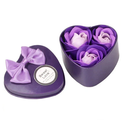 Soap Rose Scented Flower Gift Set for Home Decor and Special Occasions