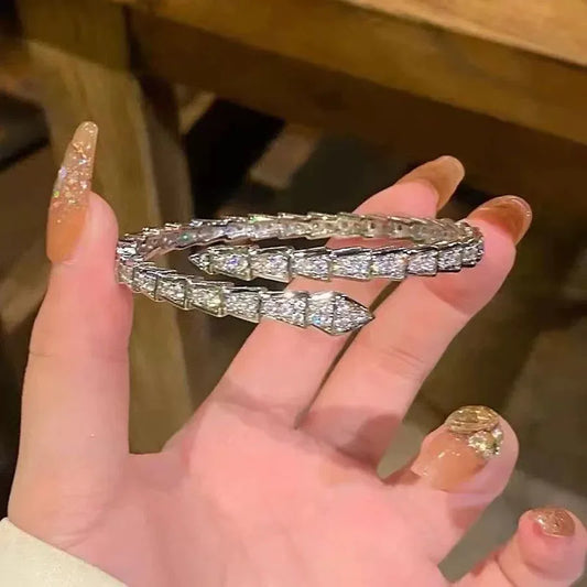 Snake Bone Open Bracelet