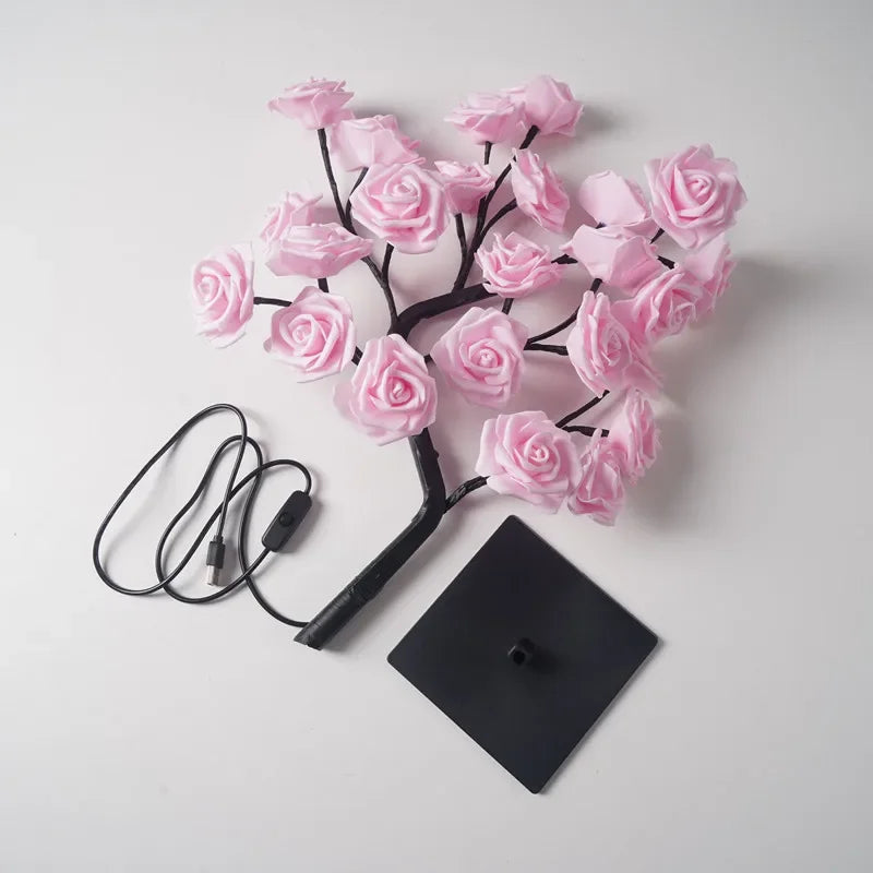 Rose Flower Tree Lights