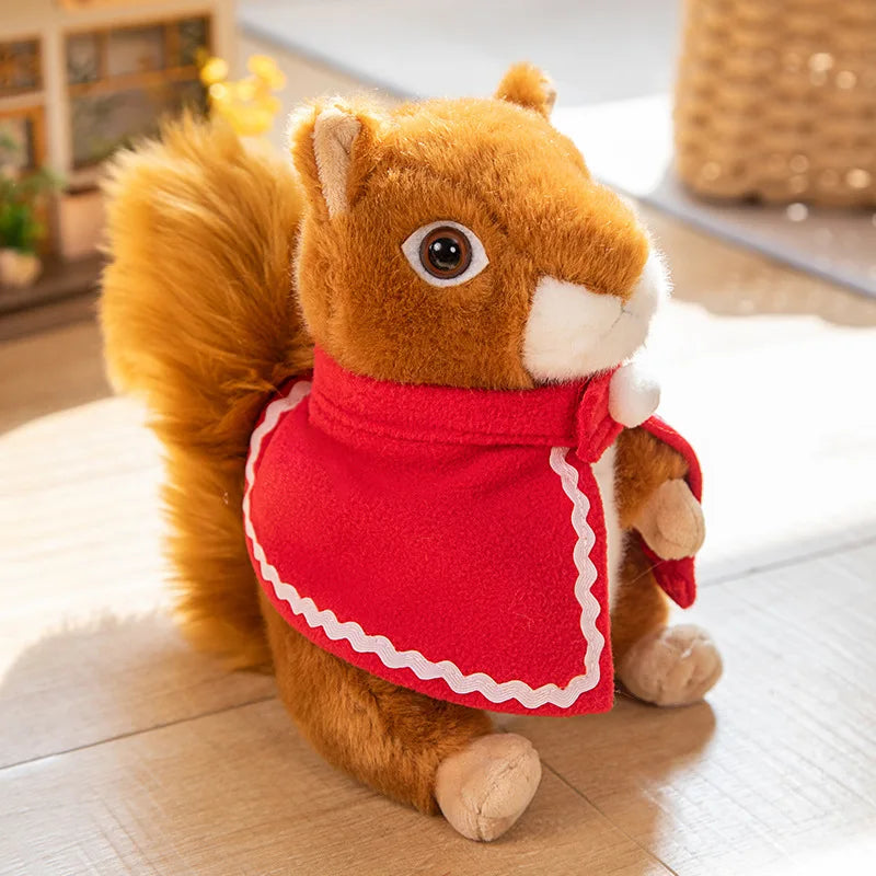 Adorable Realistic Squirrel Plush Toy - Soft, Furry, Perfect Gift!
