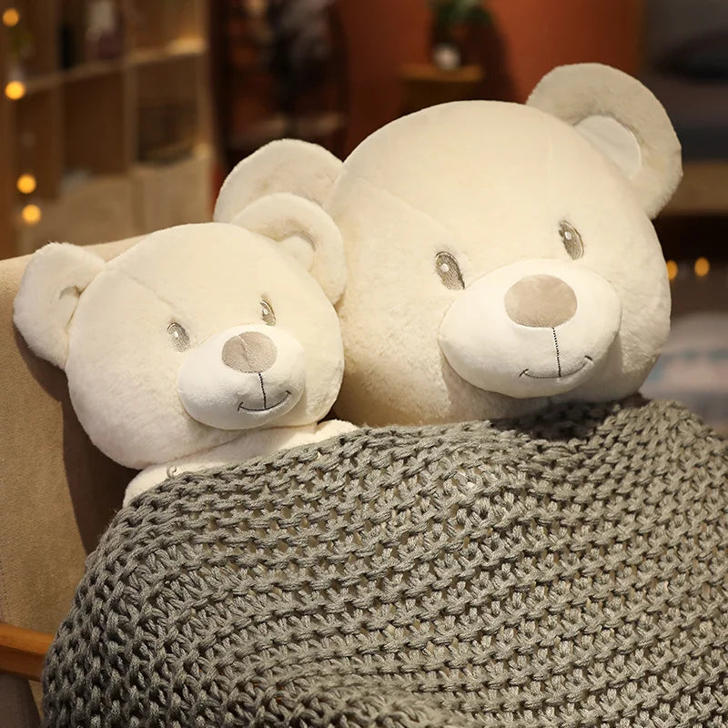Classic White Teddy Bear Plush Toy 25cm