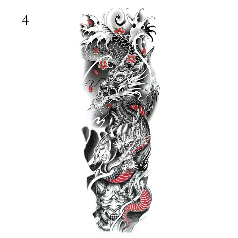 Full Arm Temporary Tattoos