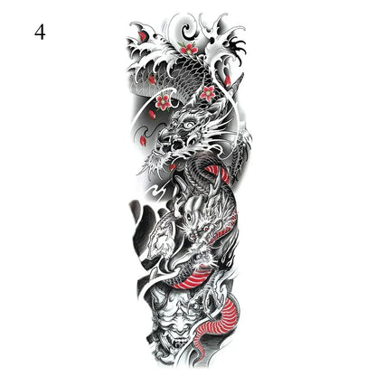 Full Arm Temporary Tattoos
