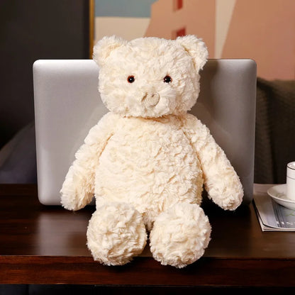 Fluffy Heart Nose Bear Plush Toy - Soft & Cuddly Gift for Kids