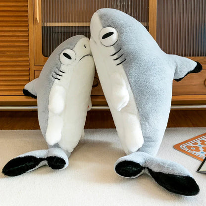 Cute 130cm Soft Shark Plush Toy - Perfect Nap Buddy & Gift for Kids!