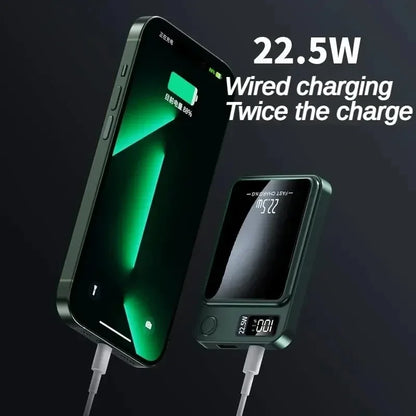 Magnetic Wireless Led Display Fast Charging Power Bank