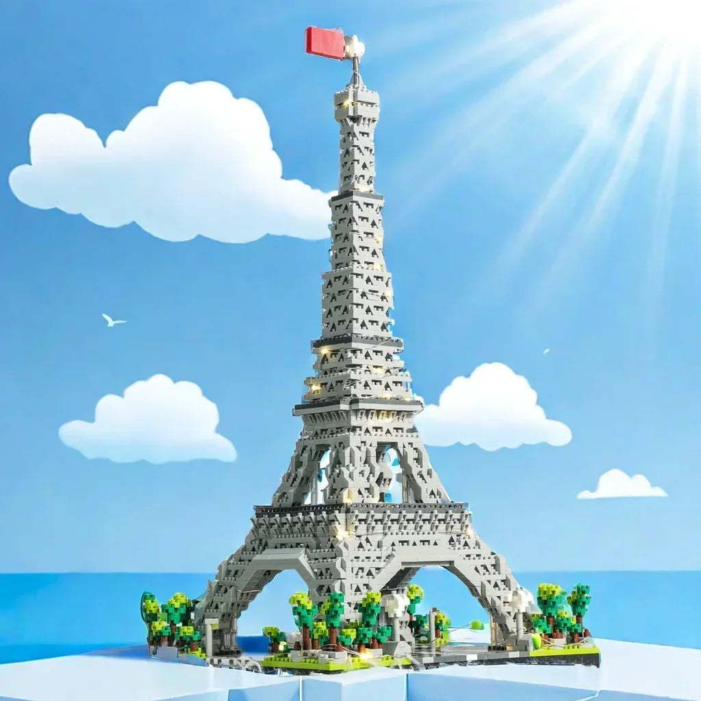 Paris Eiffel Tower Micro Mini Building Blocks