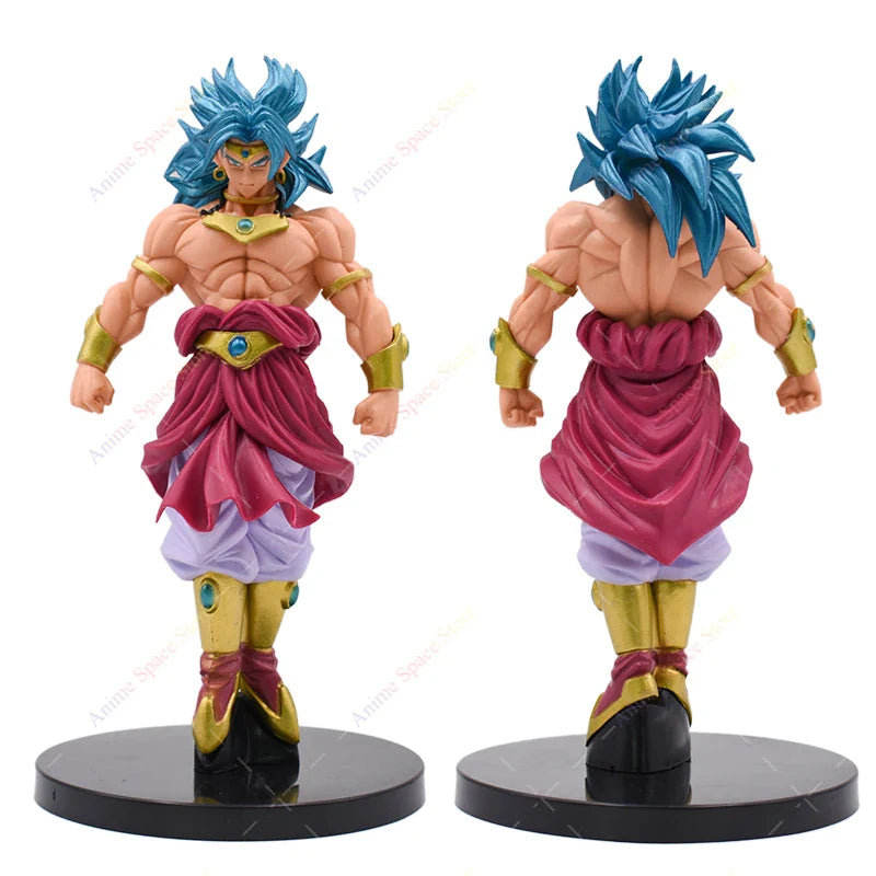 Broli Super Saiyan Standing Posture Blue Hair Collection Action Model