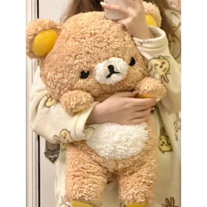 Kawaii Relax Bear Plush Cushion 60cm 80cm