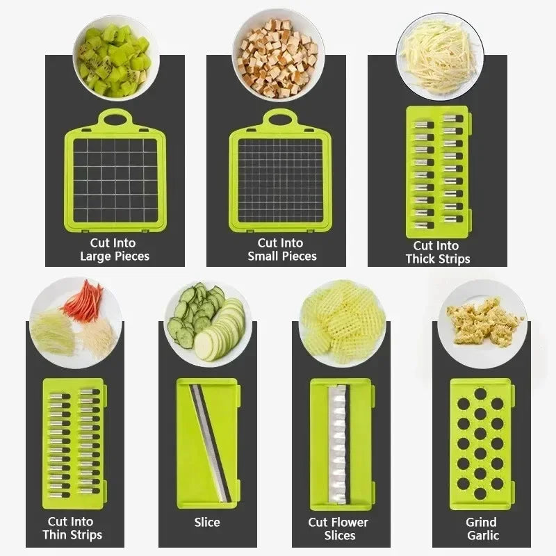 16-In-1 Multifunctional Vegetable Chopper
