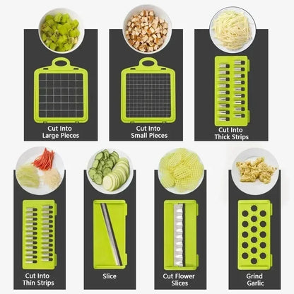 16-In-1 Multifunctional Vegetable Chopper