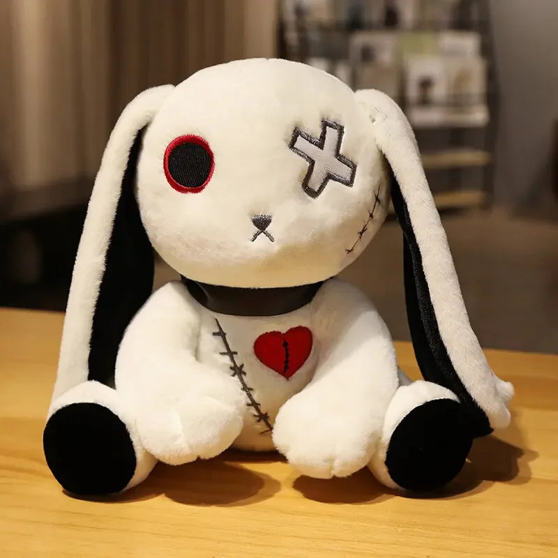 Creepy Goth Bunny Plushie