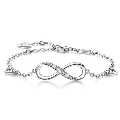 Infinity Endless Love Symbol Charm Adjustable Bracelet