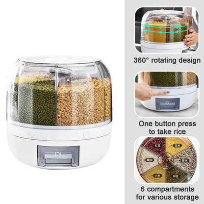 360 Rotatable Grain Dispenser