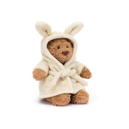 Bartholomew Eggplant Plush Bear - Soft Comfort Toy for Kids and Babies