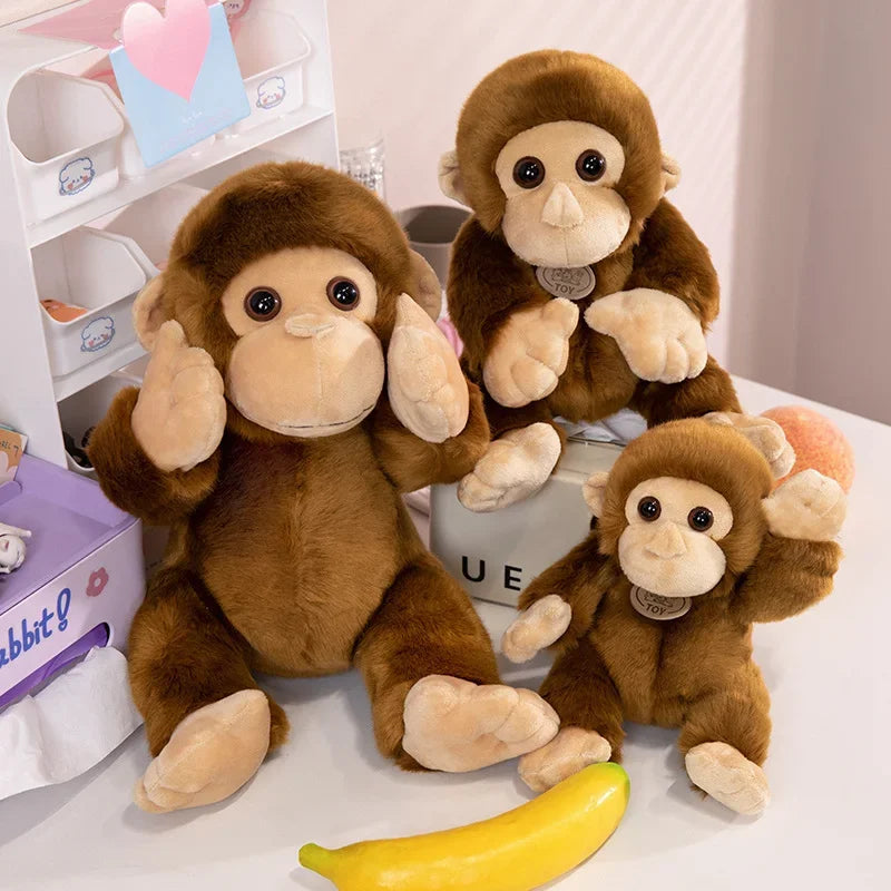 Monkey Doll Soft Plush Toy for Wild Animals