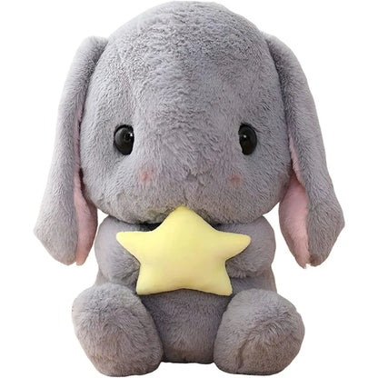 Easter White Rabbit Plush Toy with Carrot