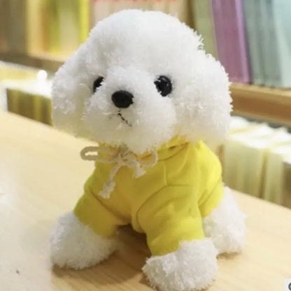 Kawaii Teddy Dog Plush Toy in Hoodie - Perfect Gift for Kids!