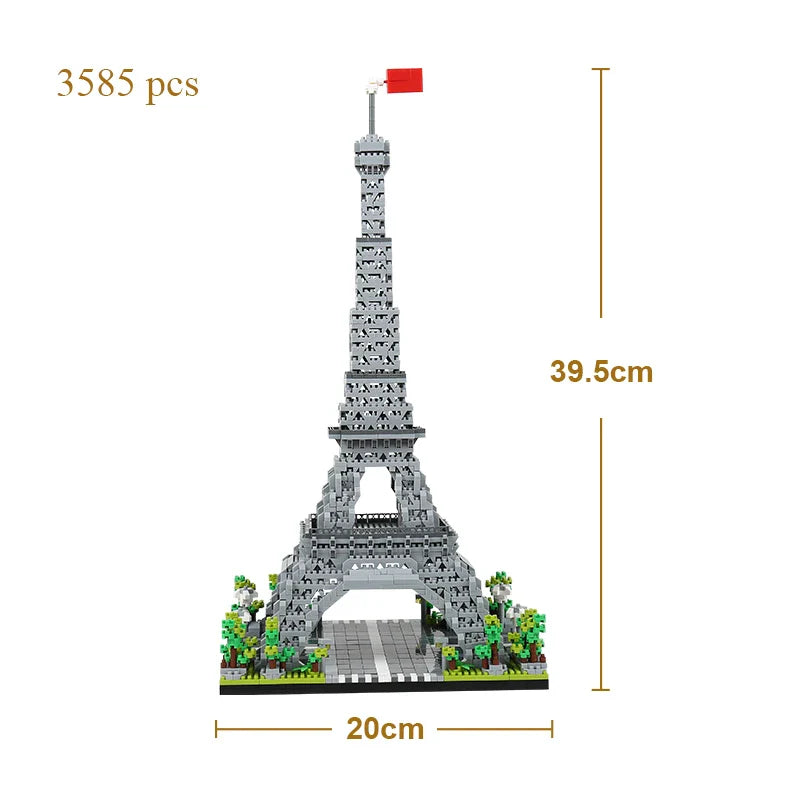 The Leaning Tower of Pisa Euro Constrution Micro Mini Building Blocks