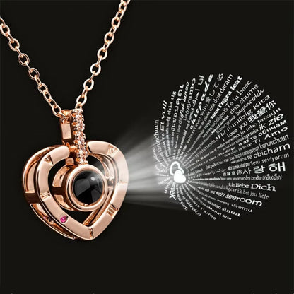 Couple Heart Necklace Symbol of Love
