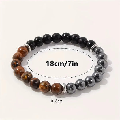 Triple Protection Gemstone Stretch Bracelet