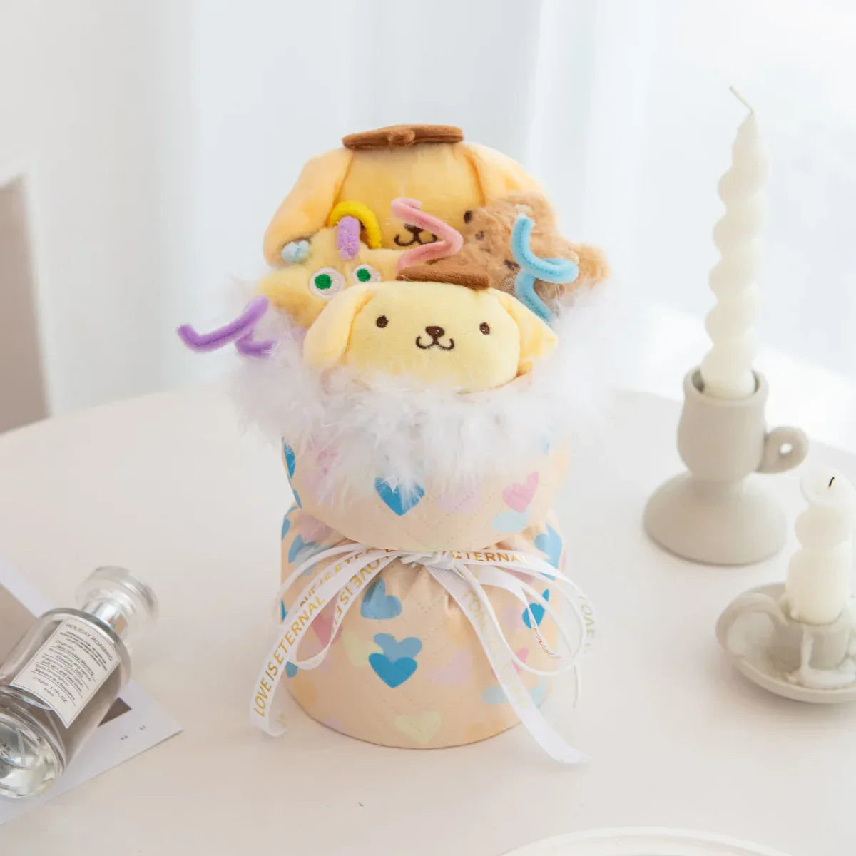 Kuromi Plush Flower Bouquet Kawaii Stuffed Doll