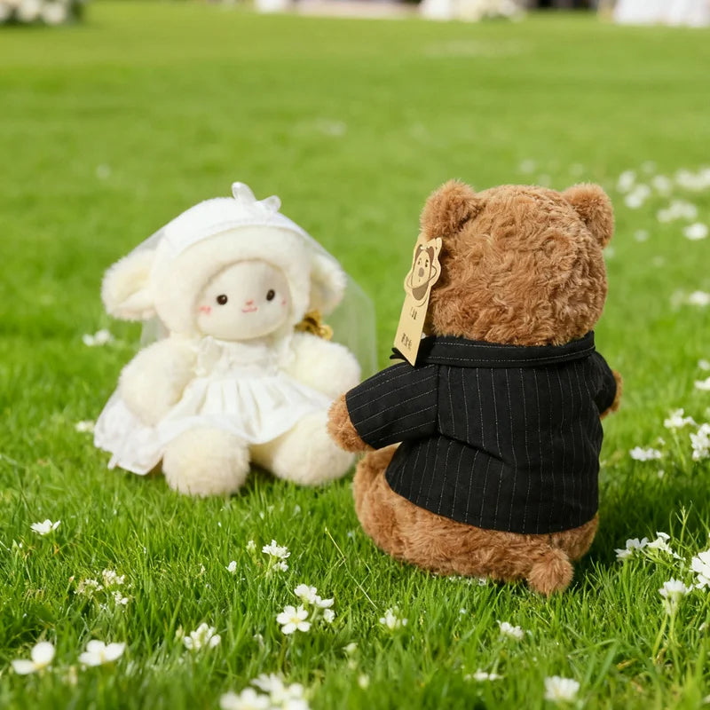 Wedding Sheep Plush Couple Soft Stuffed Toys Gift