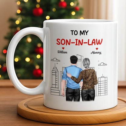 Thank You Son-In-Law For Not Selling My Daughter - Personalized Custom Coffee Mug - SILA007_MG