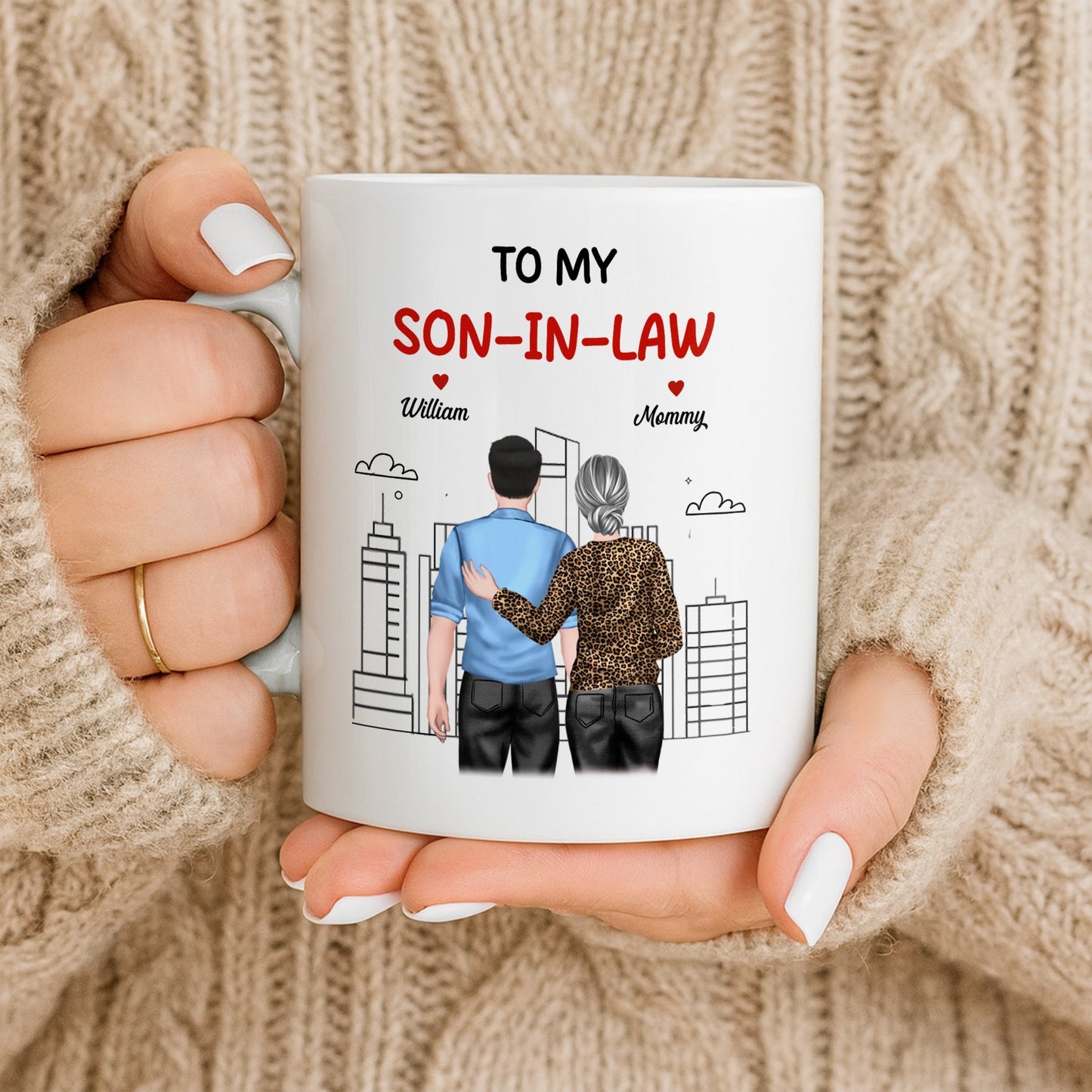 Thank You Son-In-Law For Not Selling My Daughter - Personalized Custom Coffee Mug - SILA007_MG
