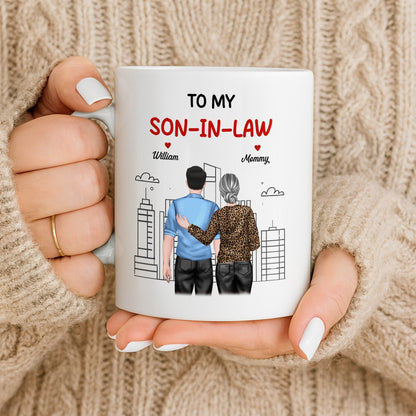 Thank You Son-In-Law For Not Selling My Daughter - Personalized Custom Coffee Mug - SILA007_MG