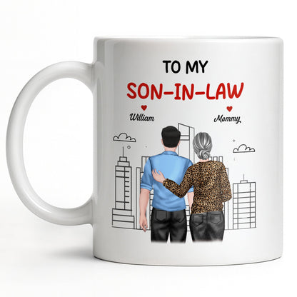 Thank You Son-In-Law For Not Selling My Daughter - Personalized Custom Coffee Mug - SILA007_MG