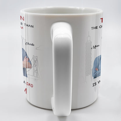 To My Son City Silhouette Custom Mug - Personalized Custom Coffee Mug - SON031_MG