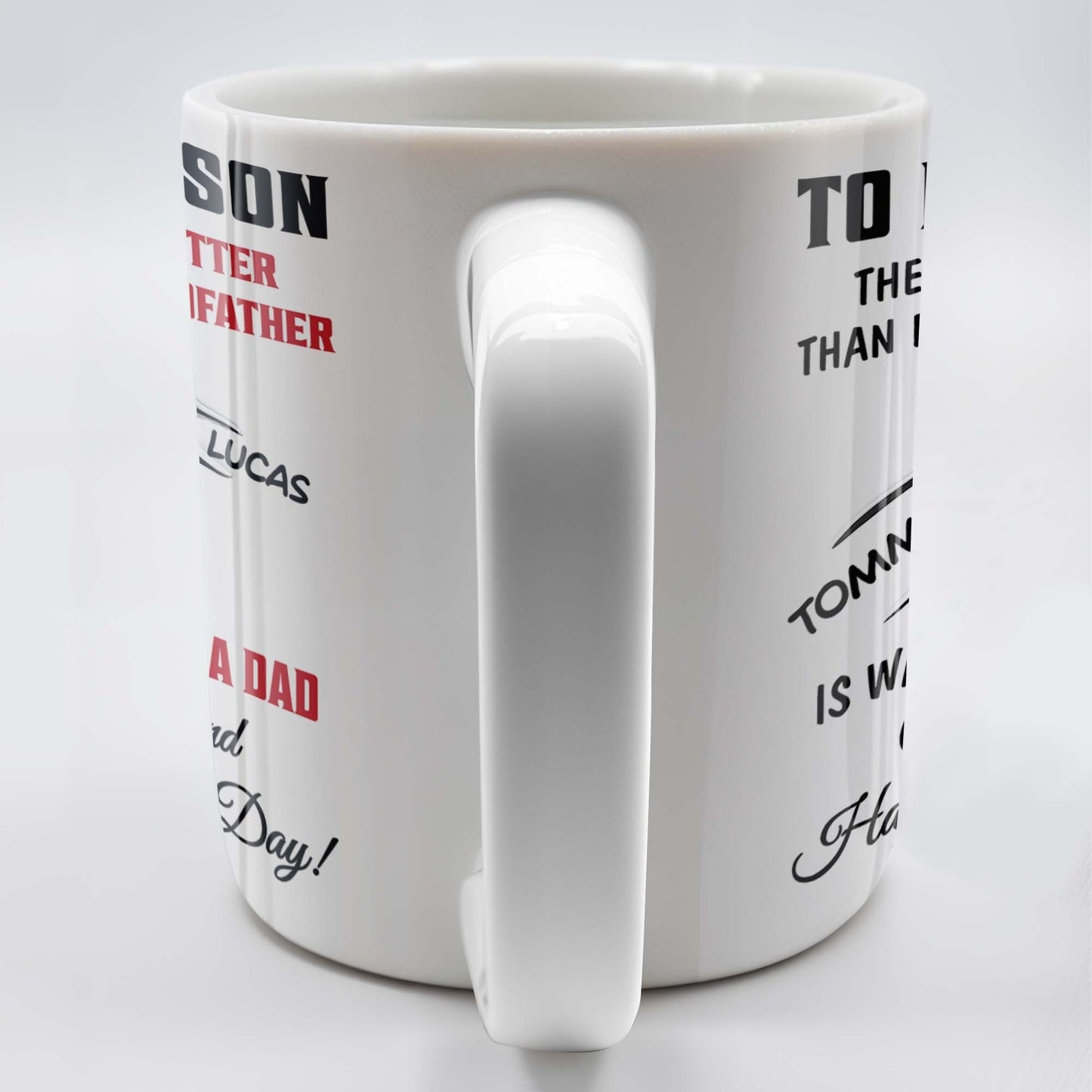 To My Godson, The Only Thing Better Than Being Your Godfather, Fist Bump - Personalized Custom Coffee Mug - SON043_MG