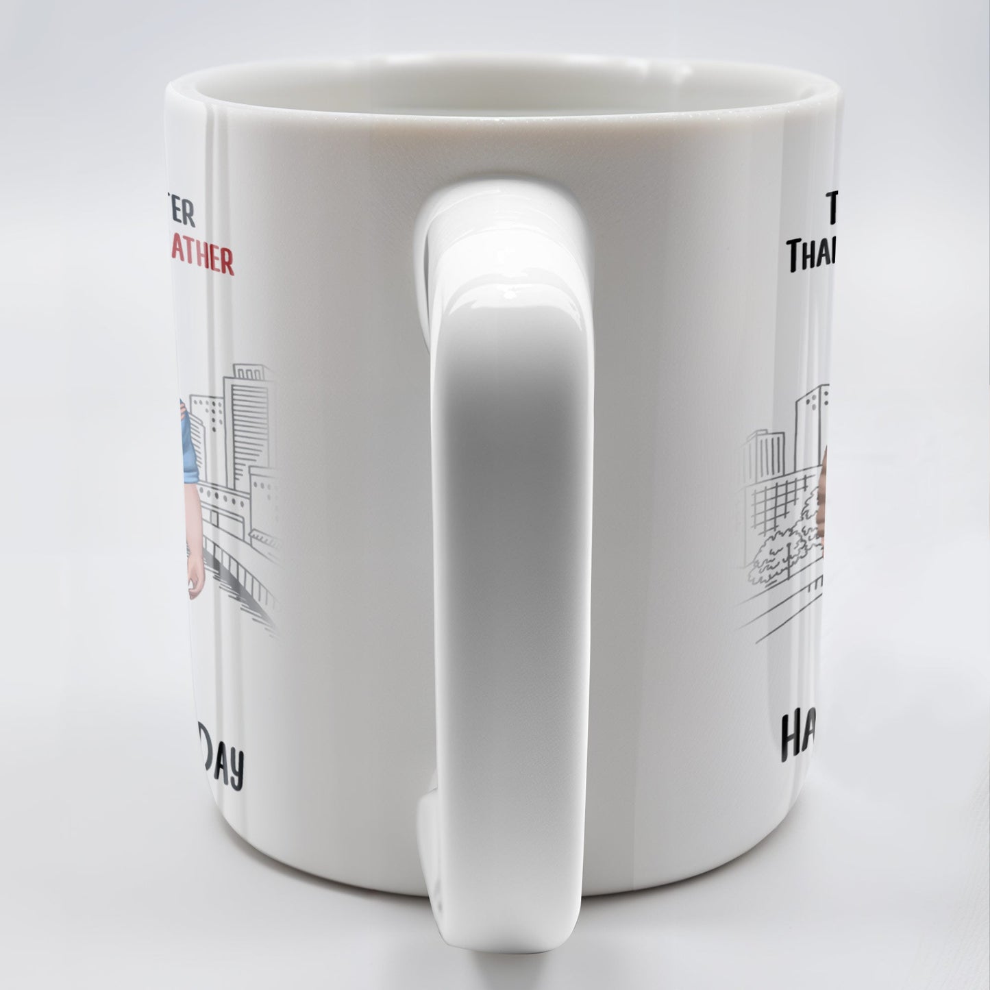To My Godson, The Only Thing Better Than Being Your Godfather Is Watching You - Personalized Custom Coffee Mug - SON044_MG